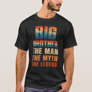 T-shirt Big Brother The Man The Myth The Legend Men Sunset