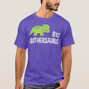 T-shirt Big Brothersaurus Dinosaur Chemise T-Rex Garçons