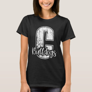 T-shirt Big C Bulldogs École Ventilateur sportif Esprit Ma