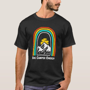 T-shirt Big Camper Energy Camper Camping Randonnée Camp Hi