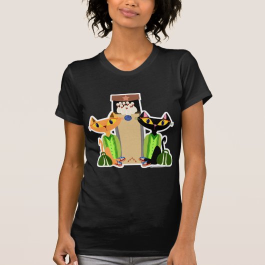 T-shirt Big Cartoon Alley Cats (Devant)