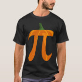 T-shirt Big Citrouille Pi Funny Geek Math Pun Tee (Devant)