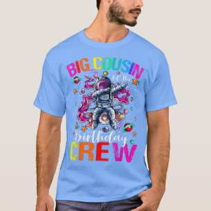 T-shirt Big Cousin Anniversaire de l'équipage astronaute p