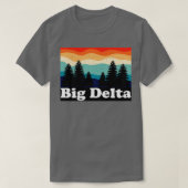 T-shirt Big Delta Alaska Retro (Design devant)