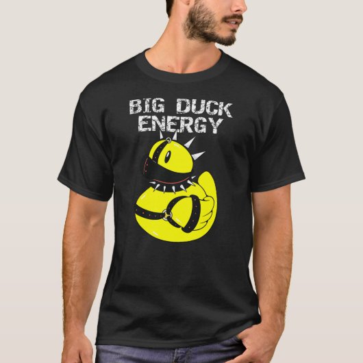 T-shirt Big Duck Energy Cute Naughty Rubber Duckie Rubber (Devant)