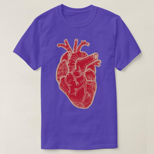 T-shirt Big Fake Heart for Realists 1 (Design devant)