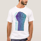 T-shirt Big Fist Suicide Prevention (Devant)