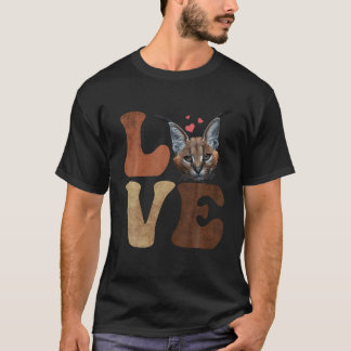 T-shirt Big Floppa Caracal Chat Mème AMOUR