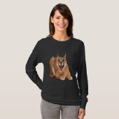 T-shirt Big Floppa Cat caracal (Devant entier)