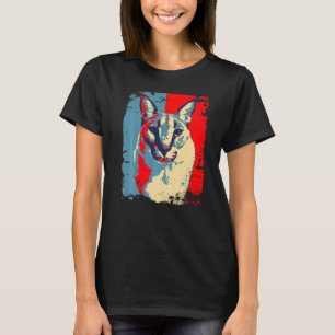 T-shirt Big Floppa Meme cat Cute Caracal Cat distres rétro