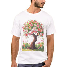 T-shirt Big Flowers Tree