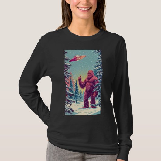 T-Shirt BIG FOOT ET UFO (Devant)