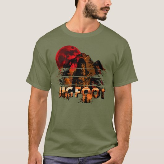 T-shirt Big Foot Mountain Man (Devant)