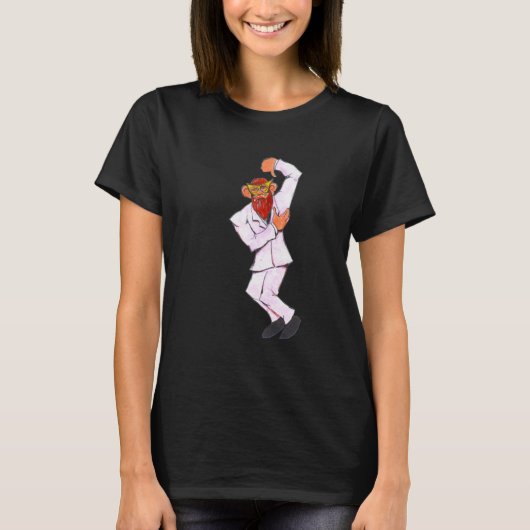 T-shirt Big Foot qui danse (Devant)