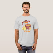 T-shirt Big Football Jeu Tailgate Party Chips Fromage Dip (Devant entier)