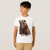 T-shirt Big Grizzly Bear Wildlife Art Cadeau (Devant entier)