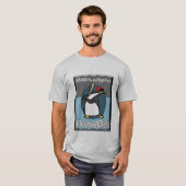 T-shirt Big League BaseBall Penguin (Devant entier)
