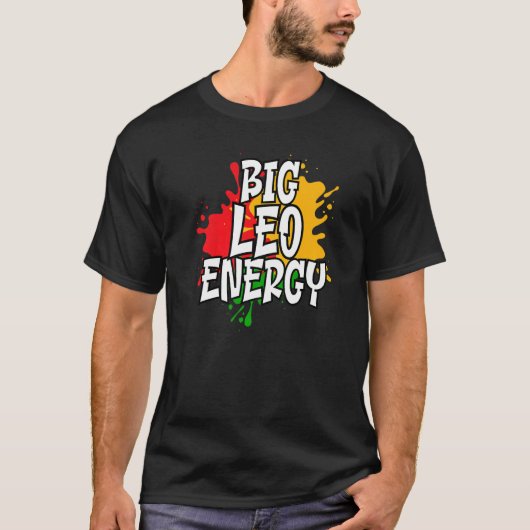 T-shirt Big Leo Zodiac Energy (Devant)