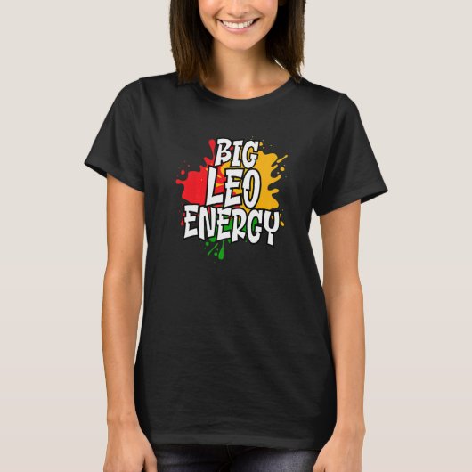 T-shirt Big Leo Zodiac Energy (Devant)