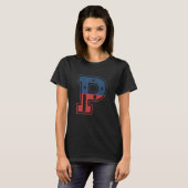 T-shirt Big letter P (Devant entier)