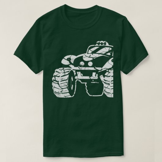 T-shirt Big Monster Truck White (Design devant)