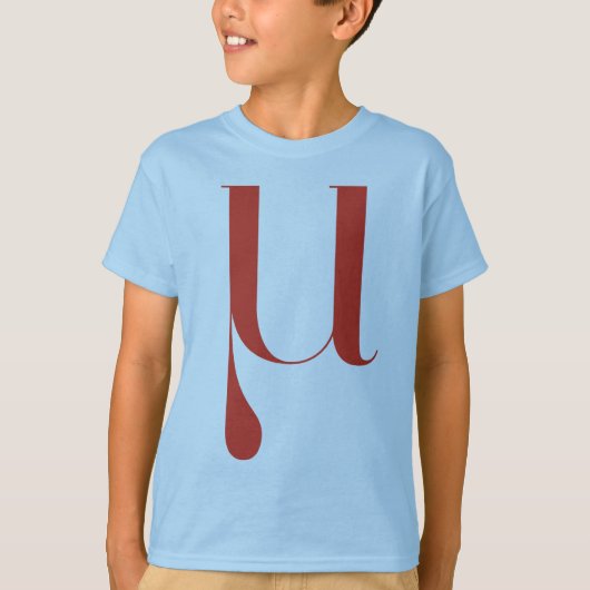 T-shirt Big Mu : Jeanne Moderno Lettres (Devant)