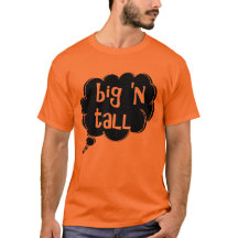 T-shirt Big 'n Tall par dalDesign (L-4xl)