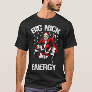 T-shirt Big Nick Energy Funny Père Noël Noël
