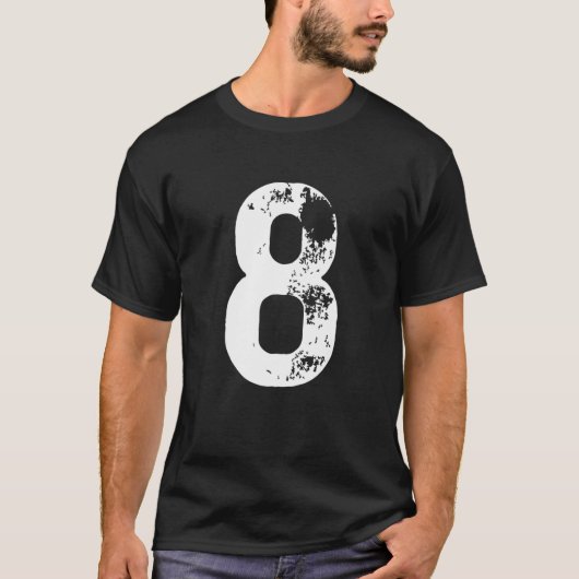 T-shirt Big Number 8 (Devant)