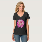 T-Shirt Big Pink Dahlia (Devant entier)
