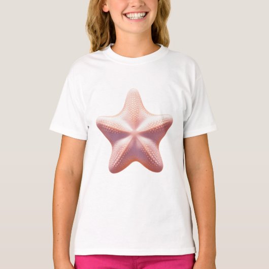 T-shirt Big Pink Starfish (Devant)