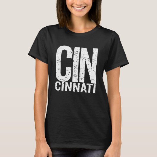 T-shirt Big Print Cincinnati Ohio Cinci Fière Cincinnati (Devant)