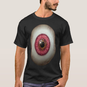 T-shirt Big Red Eyeball Déplaisant Éffrayant Oeil Hallowee