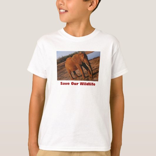 T-shirt Big Red Sauver notre faune (Devant)