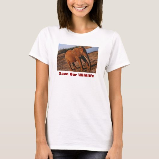 T-shirt Big Red Sauver notre faune (Devant)