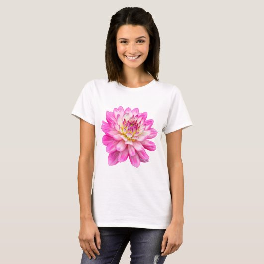 T-shirt Big Rose Dahlia (Devant entier)