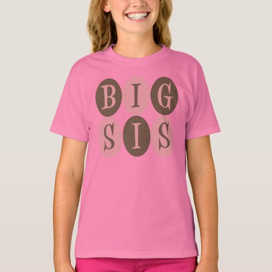 T-shirt Big Sis (Devant)