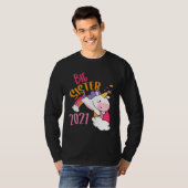 T-shirt Big Sister 2021 Unicorn Rainbow  Sisters Unicorns (Devant entier)