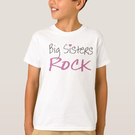 T-shirt Big Sisters Rock (Devant)