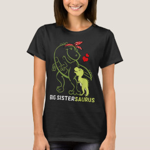 T-shirt Big Sistersaurus Soeur Dinosaur Bébé Fête des mère