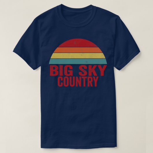 T-shirt Big Sky Country (Design devant)