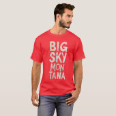T-shirt Big Sky Montana (Devant entier)
