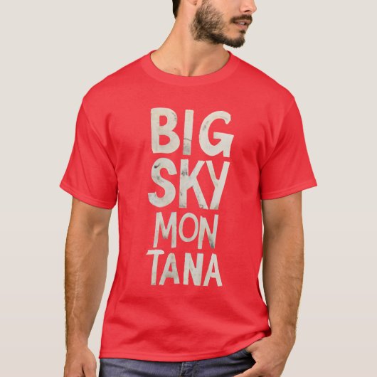 T-shirt Big Sky Montana (Devant)