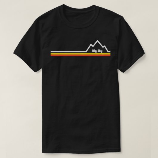 T-shirt Big Sky Montana (Design devant)