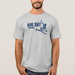 T-shirt Big Sky Resort Montana Skier