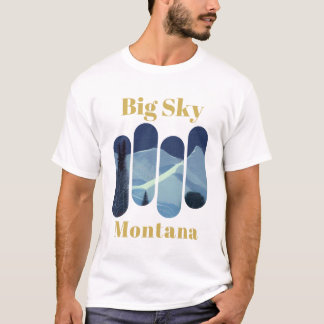T-shirt Big Sky ski - Montana