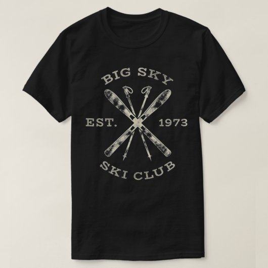 T-shirt Big Sky Ski Resort Débardeur (Design devant)