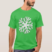 T-shirt Big Snowflake Tee, Unisex Vacances d'hiver Noël (Devant)