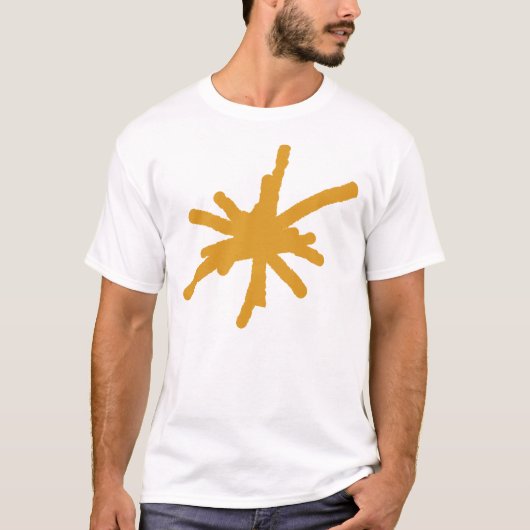 T-shirt Big Spark - Or (Devant)