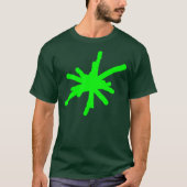 T-shirt Big Spark - Vert sur foncé (Devant)